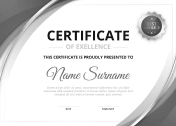 Certificate A